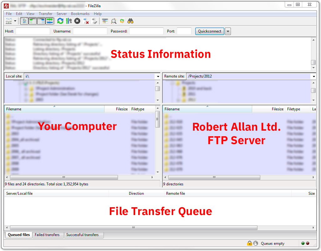 How to Use the FTP Server Robert Allan Ltd.