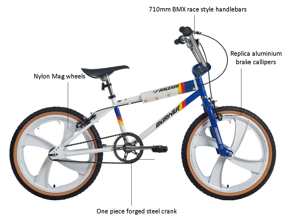 Burner team replica 20” Boys BMX bike Raleigh SA