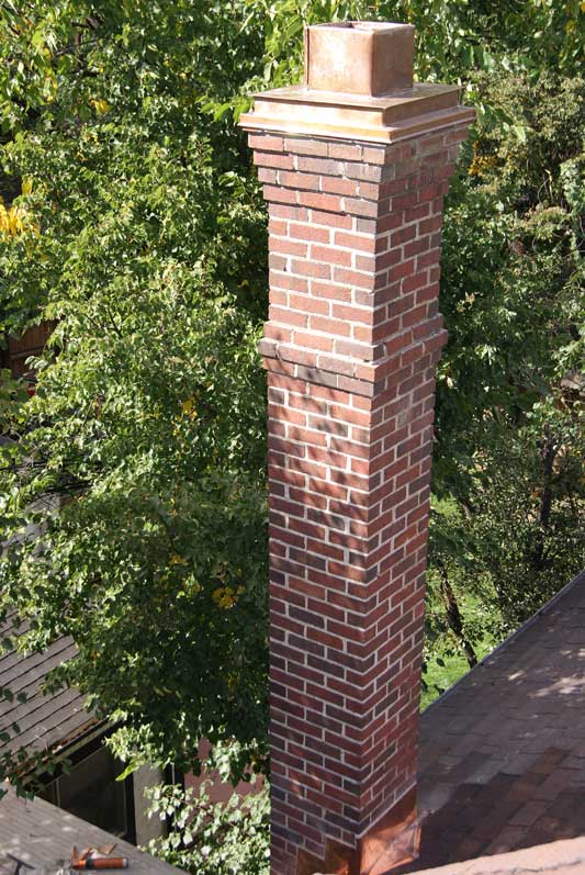 Raleigh Roofing and Restoration Chimney Caps/Shroud Tuck Pointing