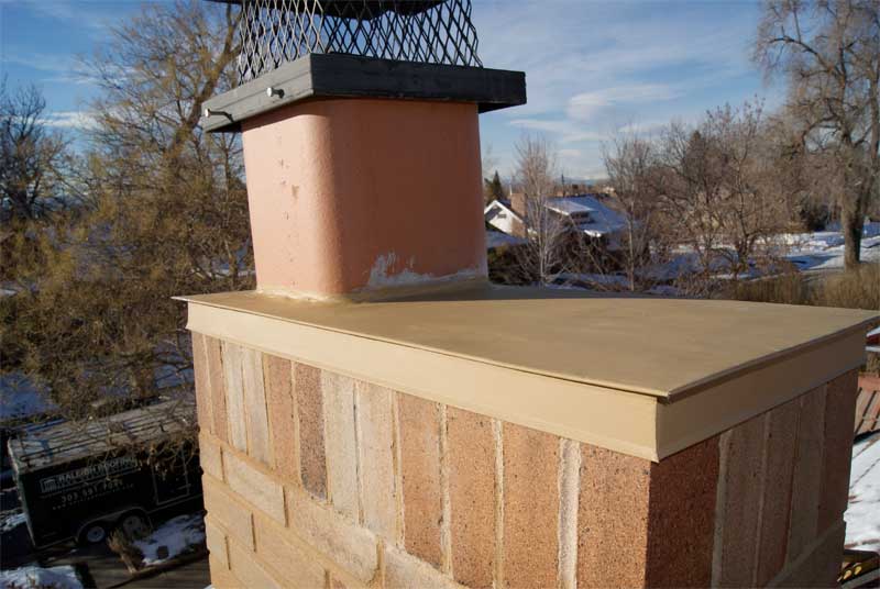 Raleigh Roofing and Restoration Chimney Caps/Shroud Tuck Pointing