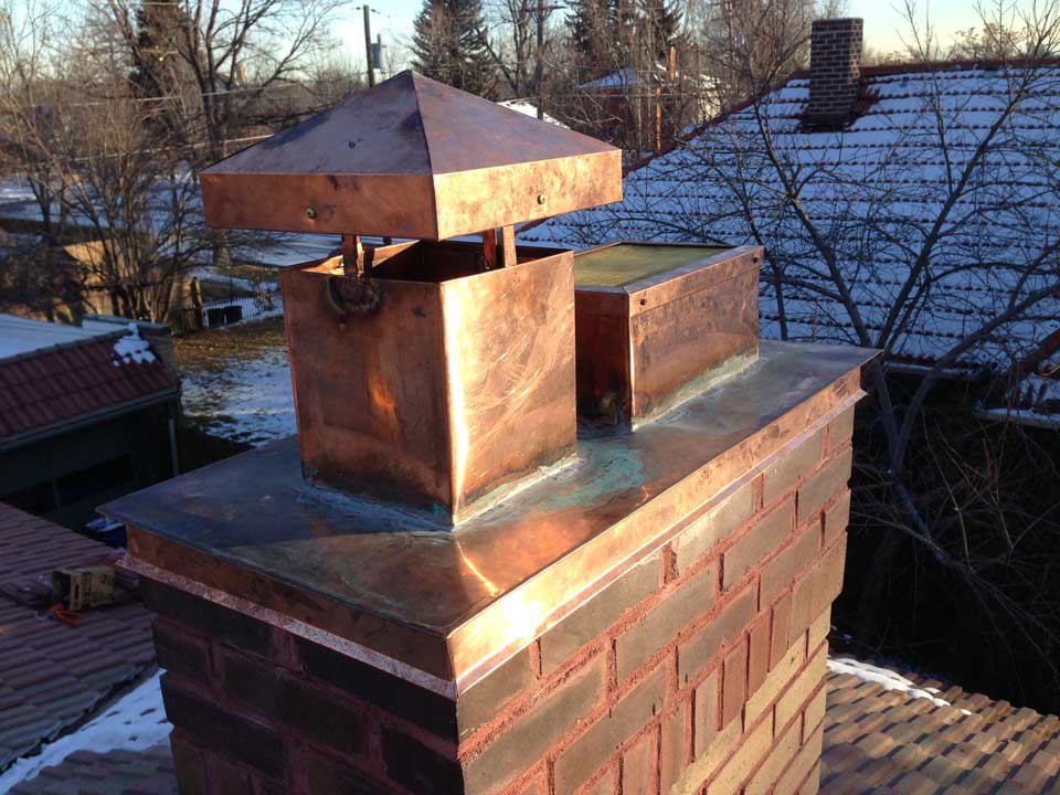 Raleigh Roofing and Restoration Chimney Caps/Shroud Tuck Pointing