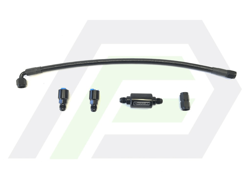 DRIVEN FABRICATION E85 Fuel Feed Line w/ Inline Filter Evo X RALLInspired