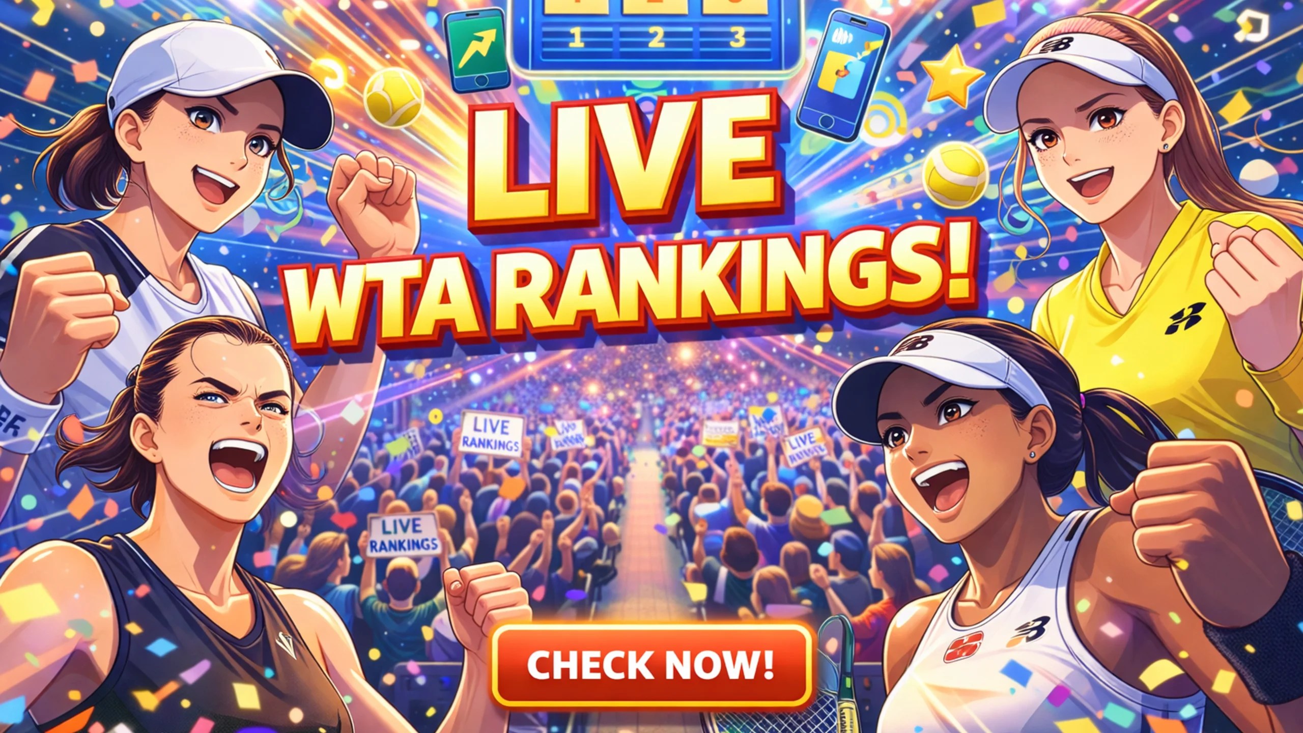 LIVE WTA Rankings 2026 After Charleston Final – Updated Weekly