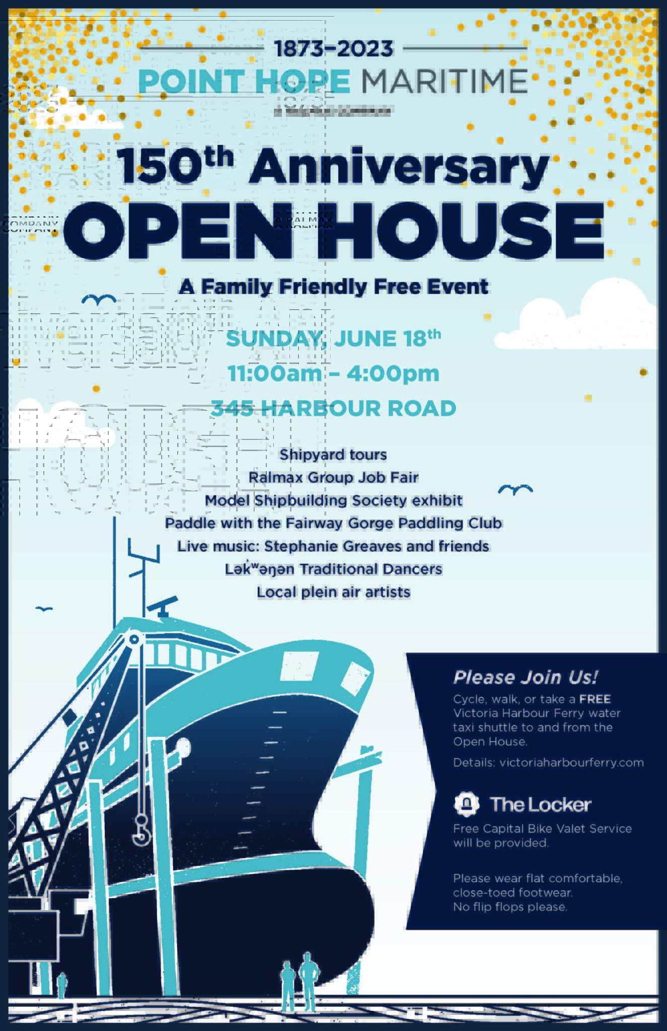 Point Hope Maritime 150th Anniversary Open House June 18, 2023