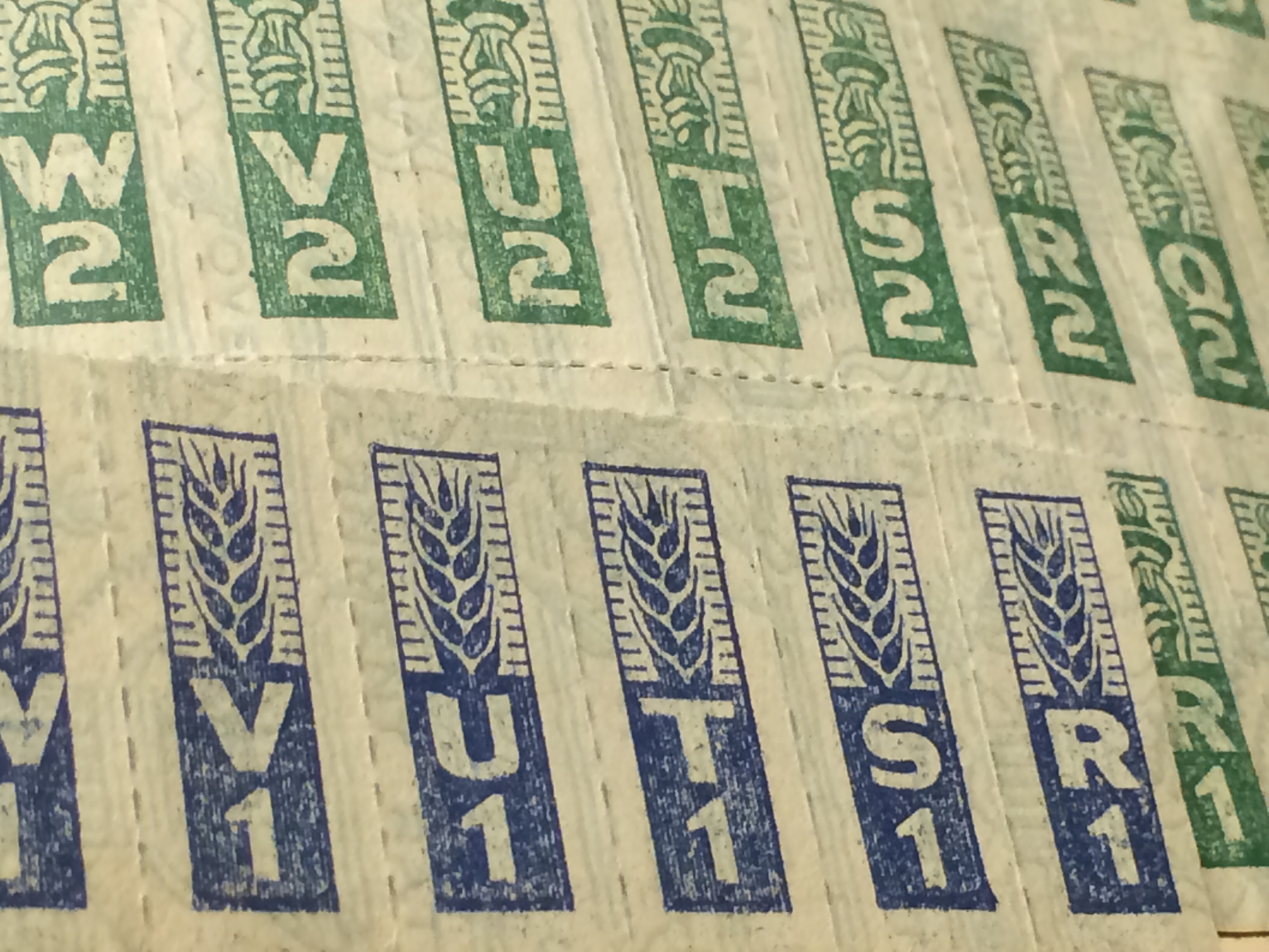 World War II Ration Stamps