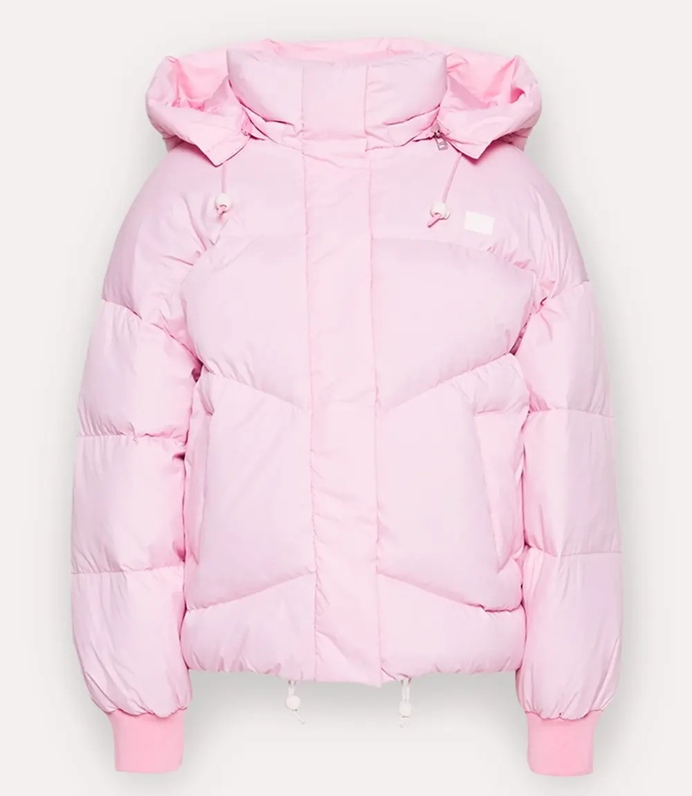 Pink Puffer Jacket Womens Pink Puffer Down Jacket