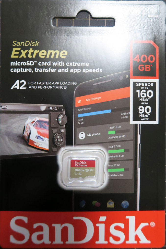 MicroSD / SanDisk Extreme 400GB 性能チェック デジタルキャットの備忘録 MicroSD / SanDisk Extreme 400GB 性能チェック デジタルキャットの備忘録
