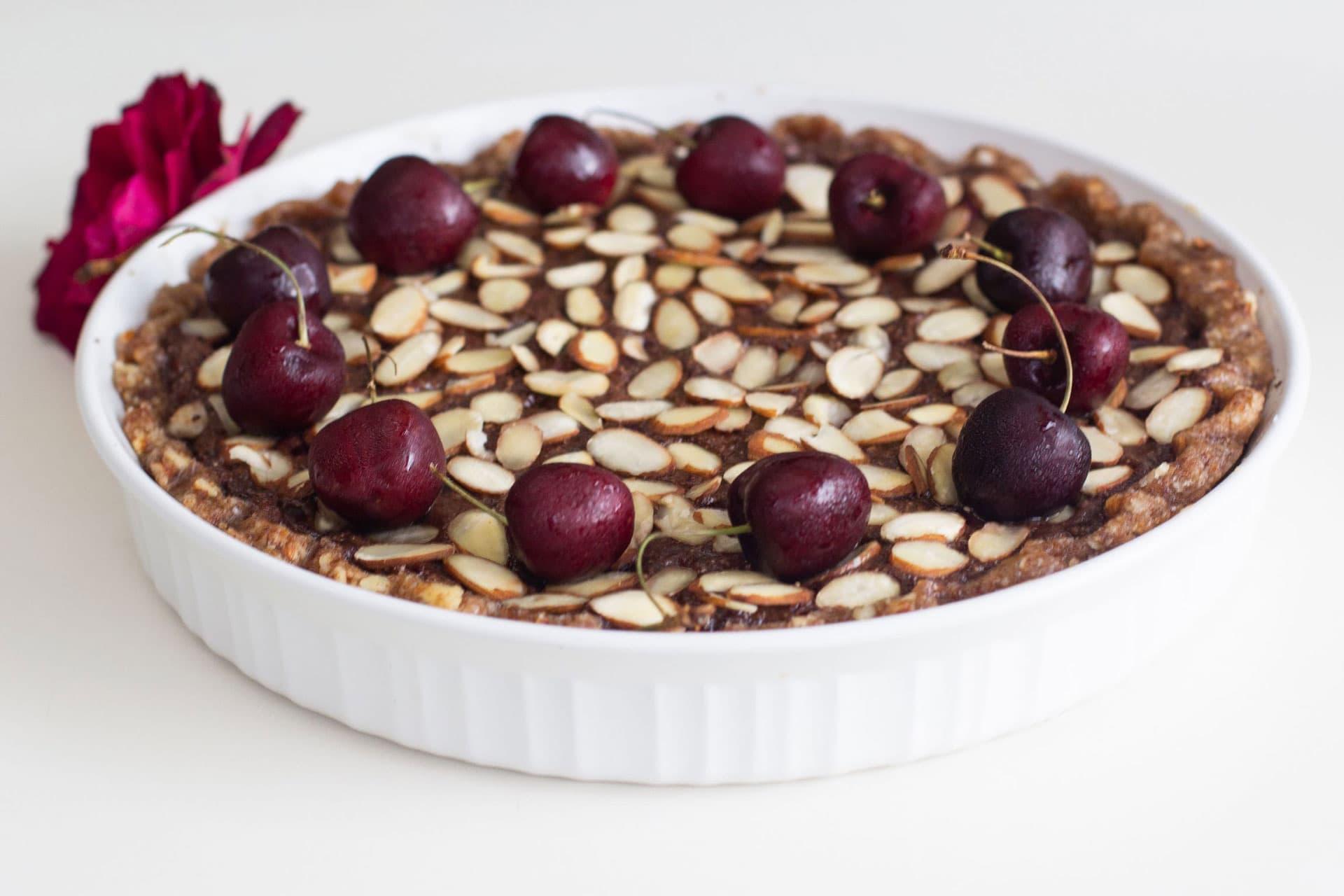 Cherry Marzipan Torte Ramaya’s Raw