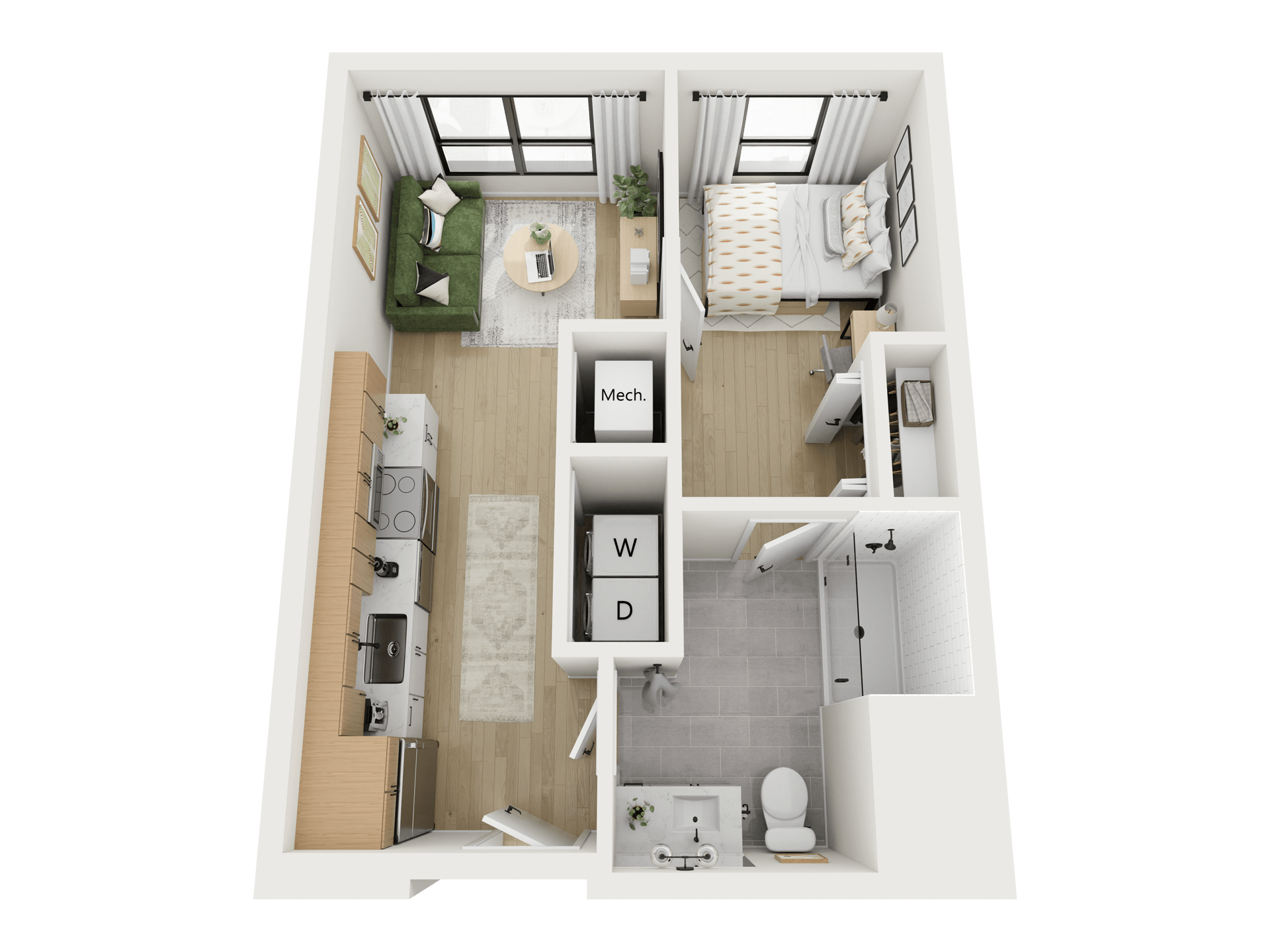 Floor Plans Rambler Athens Student Apartments near UGA