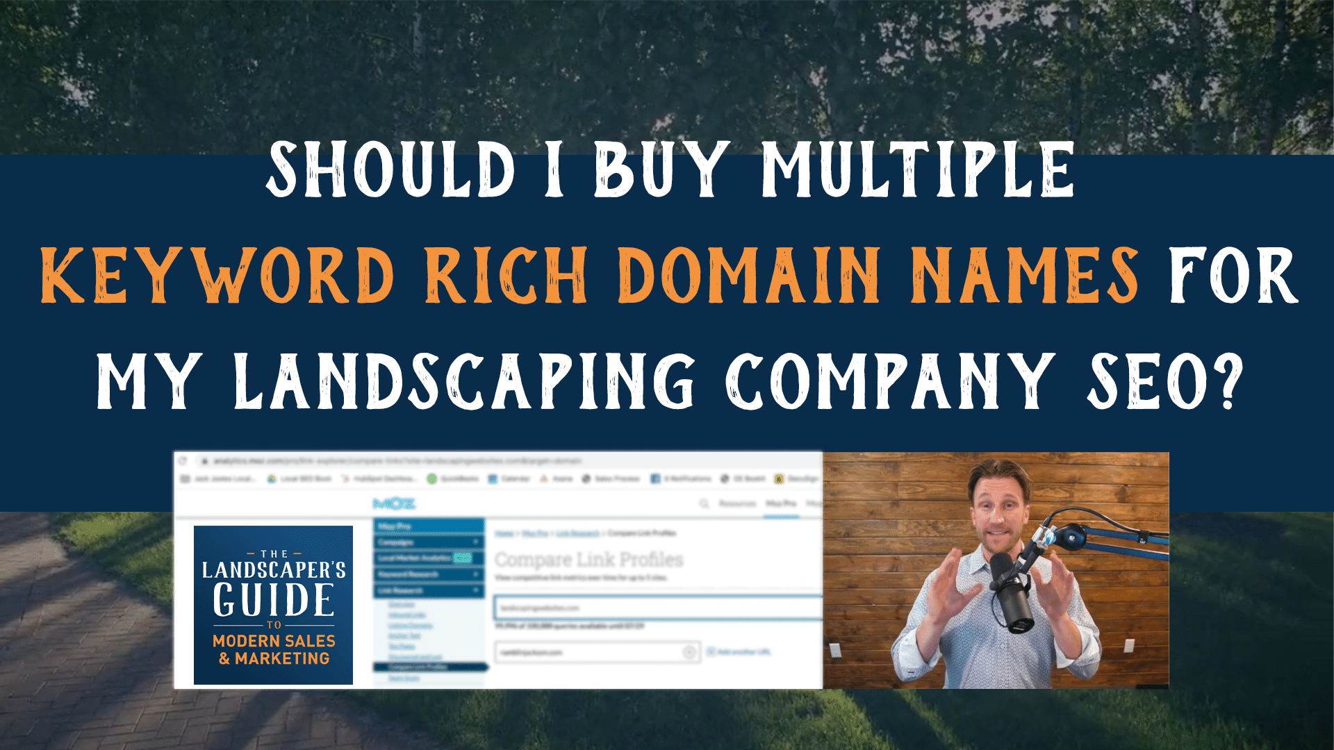 Should I Buy Multiple Keyword Rich Domain Names For My Landscaping