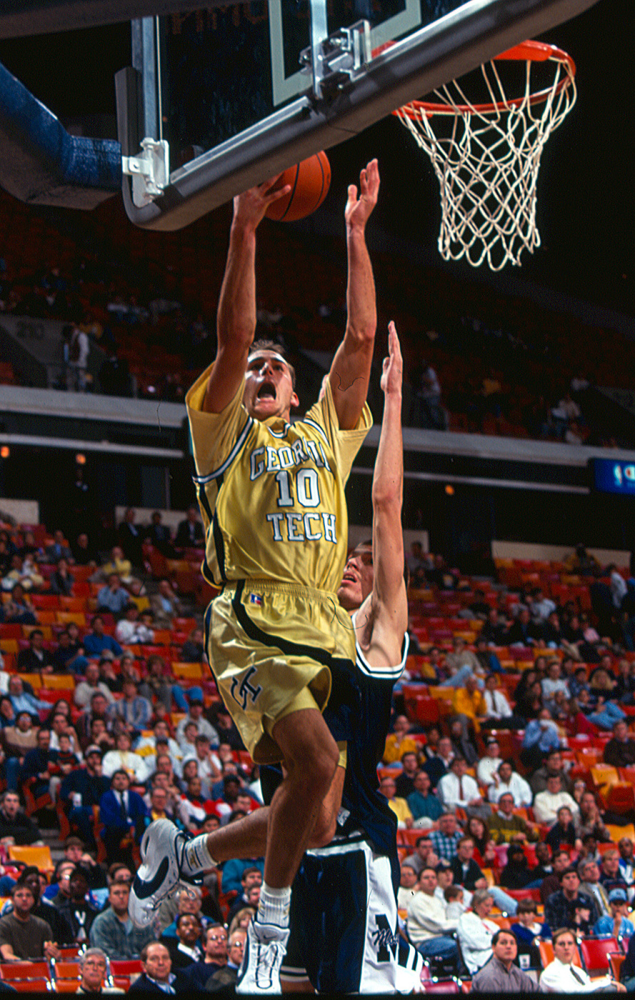 Drew Barry 2010 Hall of Fame Inductee Tech Yellow Jackets