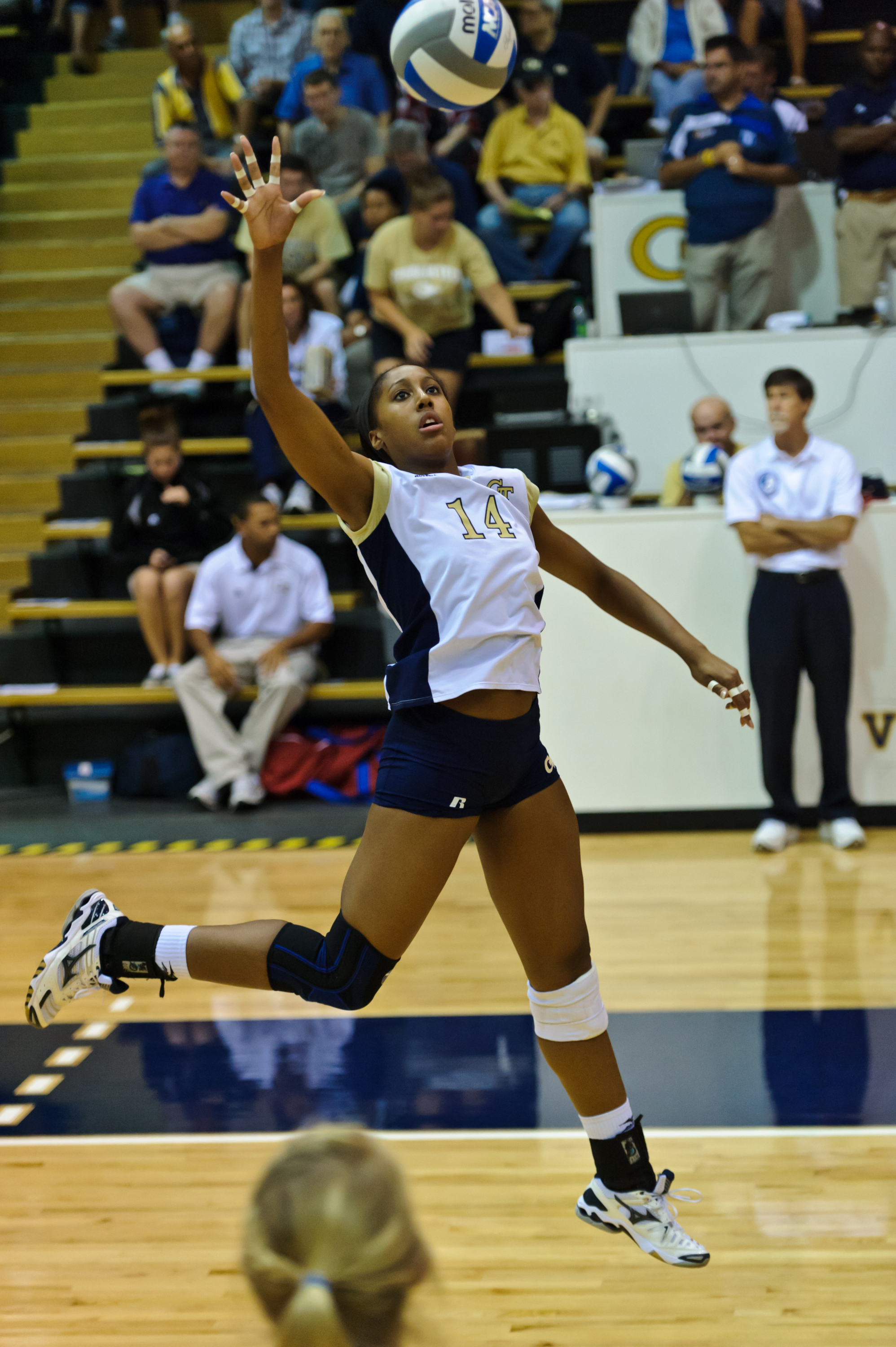 GT Volleyball vs. Samford 9/10/11 Tech Yellow Jackets