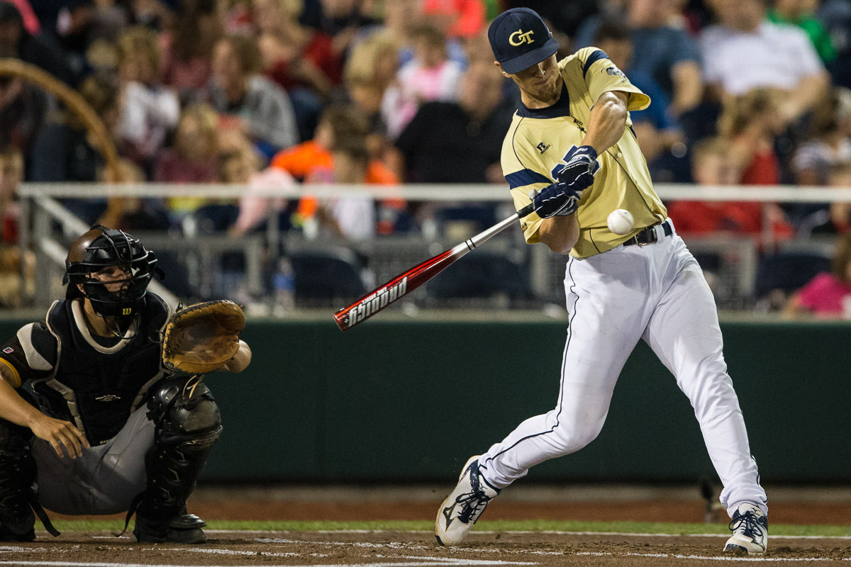 Kel Johnson in 2015 College Home Run Derby (Photos by Michael Spomer
