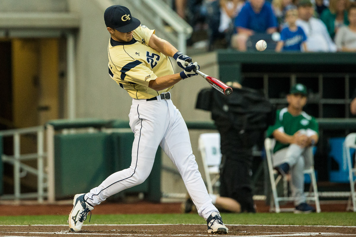 Kel Johnson in 2015 College Home Run Derby (Photos by Michael Spomer
