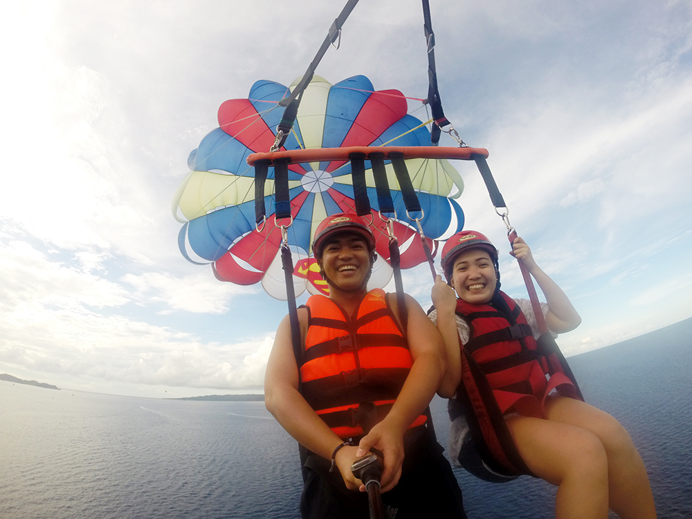 Parasailing in Boracay The Time Travelers