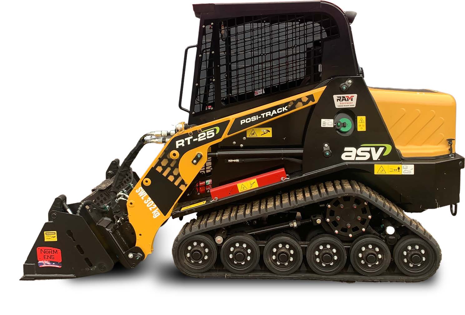 Hire ASV Skid Steer (1.5T) RAM Equipment