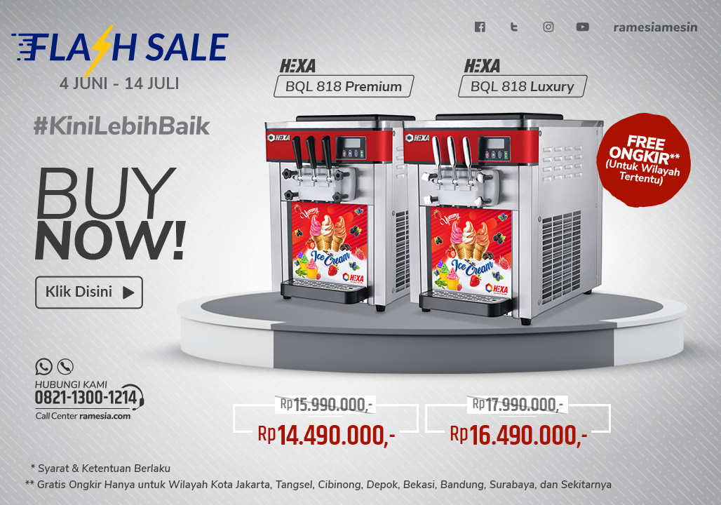 New HEXA BQL Ramesia Mesin Indonesia