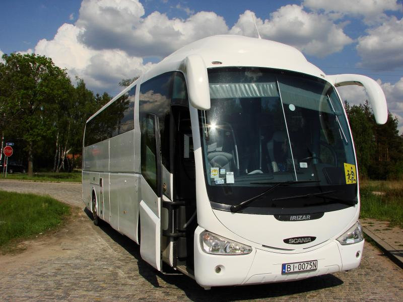AUTOKAR LUX SCANIA IRIZAR KLASA COMFORT *** Biuro Podróży i Wynajem Autokarów Białystok