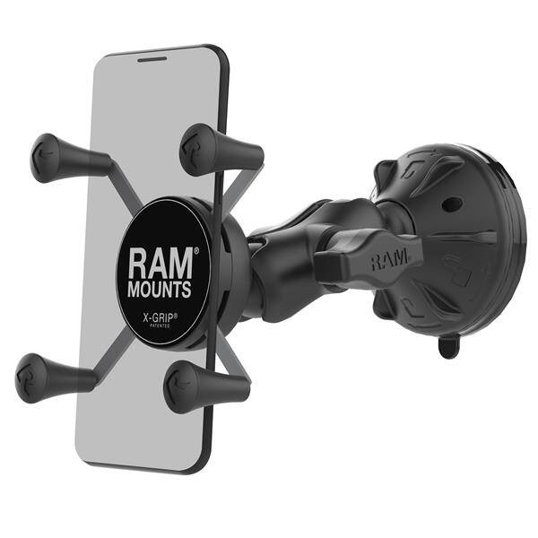 RAM® XGrip® Phone Mount with RAM® TwistLock™ Low Profile Suction Base