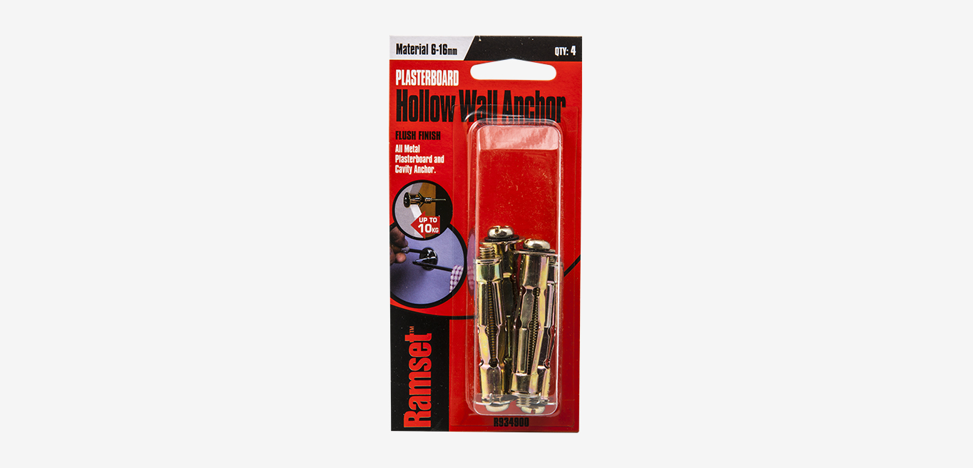 Hollow Wall Anchor Flush Finish Ramset