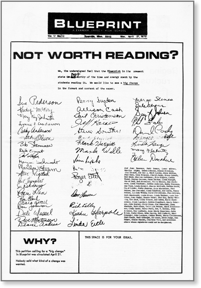 April 27, 1970 Ramsey student newspaper