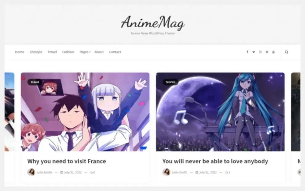 Five Anime WordPress Themes to attract people RAMSTHEMES