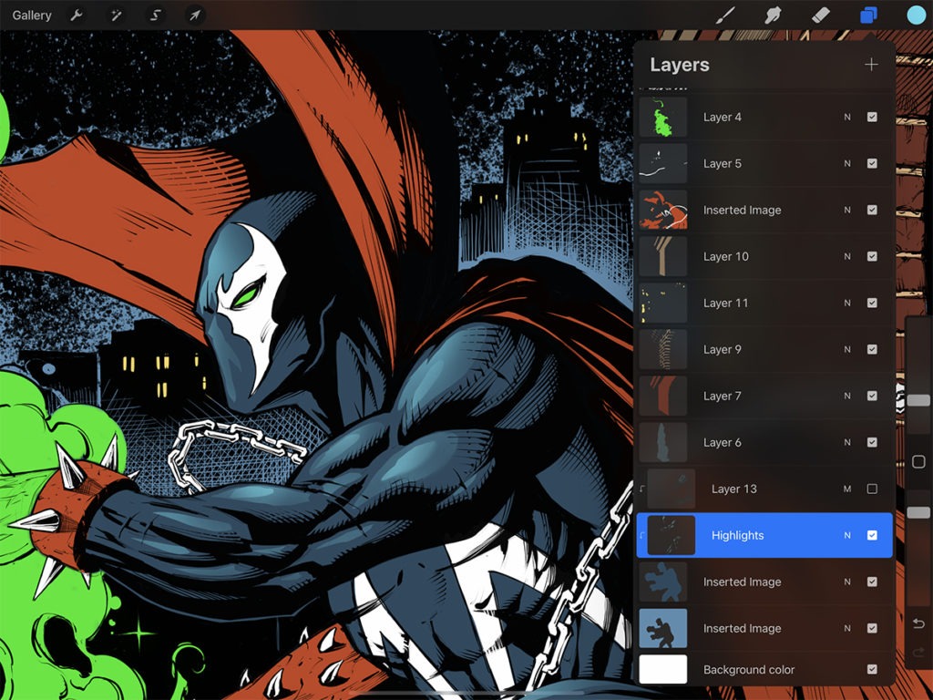 How to Color Comics with the Procreate App Ram Studios Comics