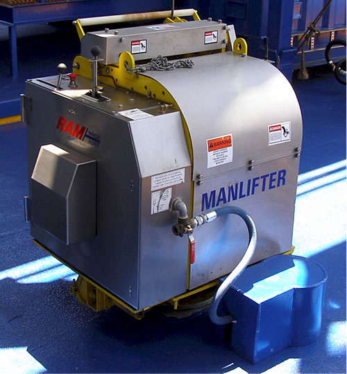 AML Load Limited Personnel Hoist, Model AML336AK1G Ram Winch