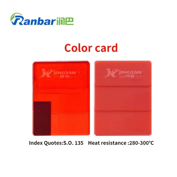 Ranbar Red EG Solvent Dyes for Hard Plastics