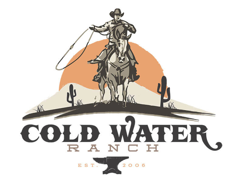 Cold Water Ranch Logo Design Ranch House Designs, Inc.