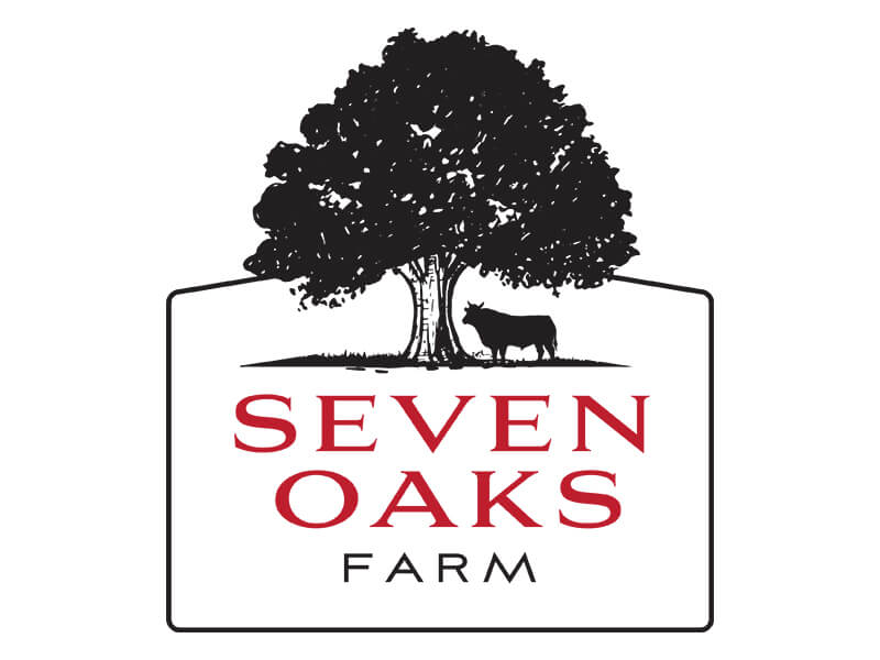 Seven Oaks Farm, LLC Logo Design Ranch House Designs, Inc.