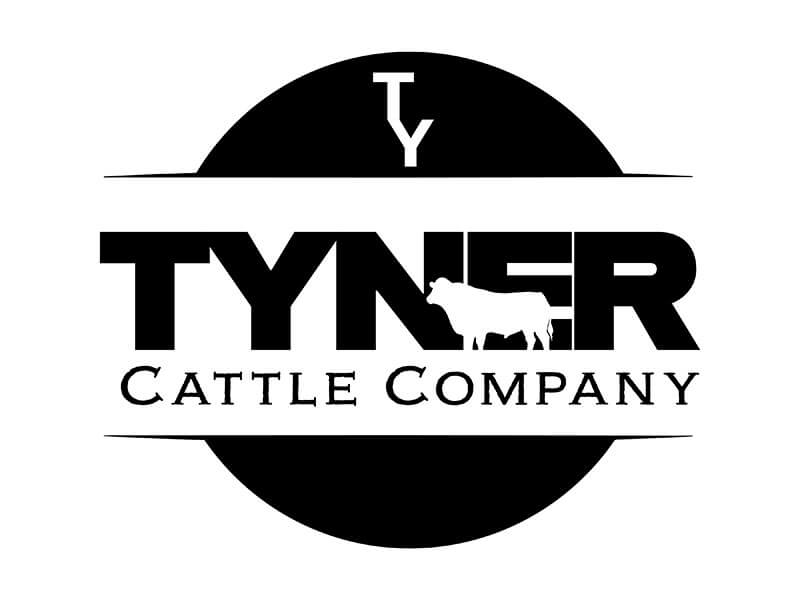 Tyner Cattle Company Logo Design Ranch House Designs, Inc.