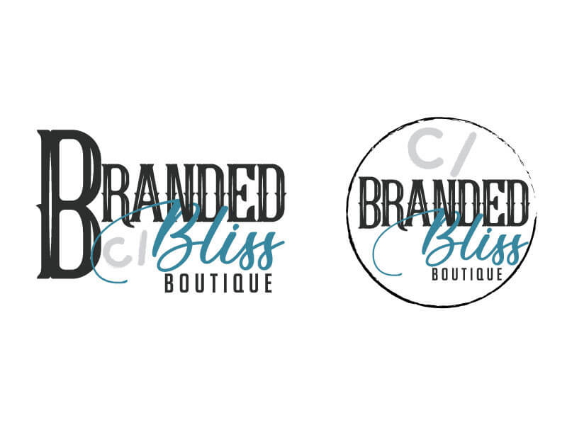 Branded Bliss Boutique Logo Design Ranch House Designs, Inc.