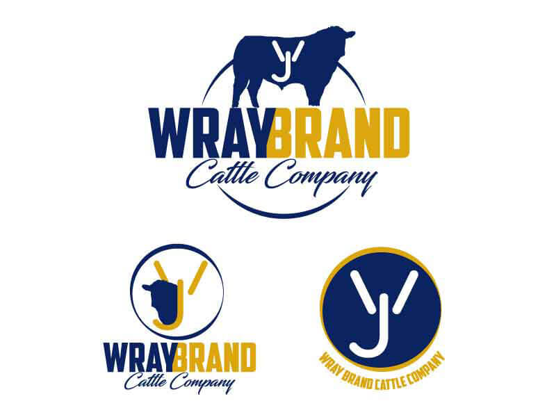 Wray Brand Cattle Company Logo Design Ranch House Designs, Inc.