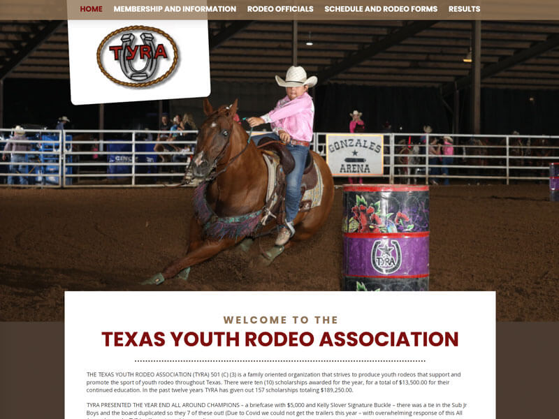 Texas Youth Rodeo Association  Design Ranch House Designs, Inc.