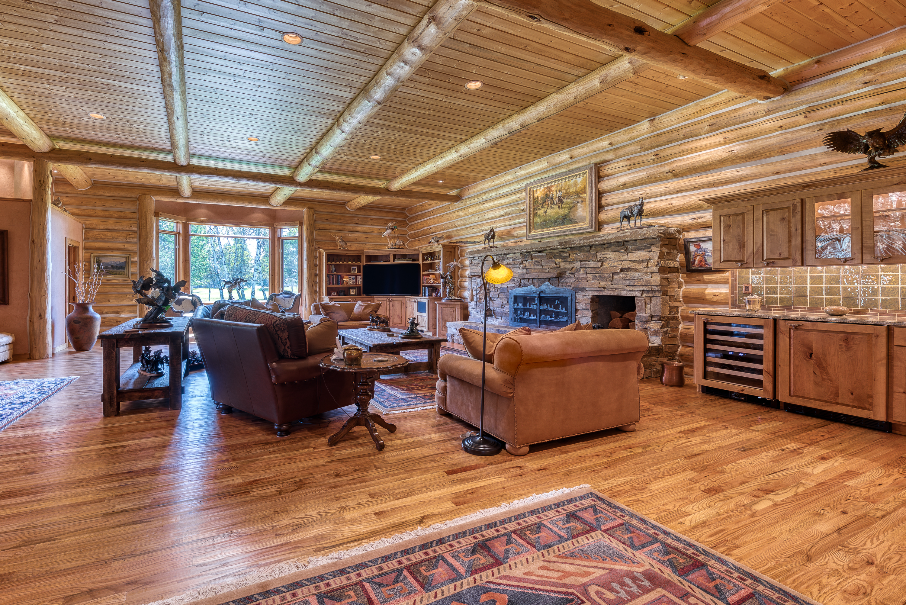 Montana Ranch Properties Living Room