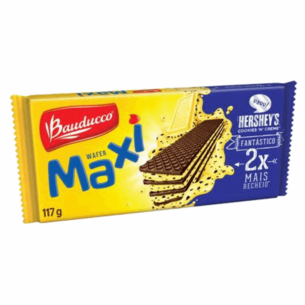 Wafer Bauducco 117gr Maxi Cookies Creme Rancho Box