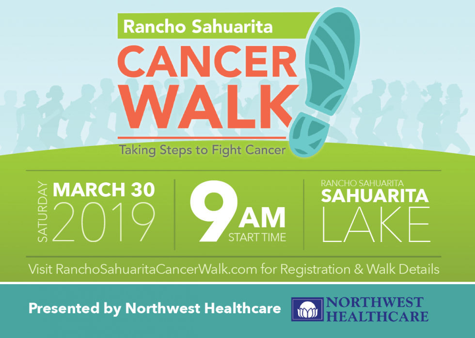 Rancho Sahuarita Cancer Walk Event this March Register Today! Rancho