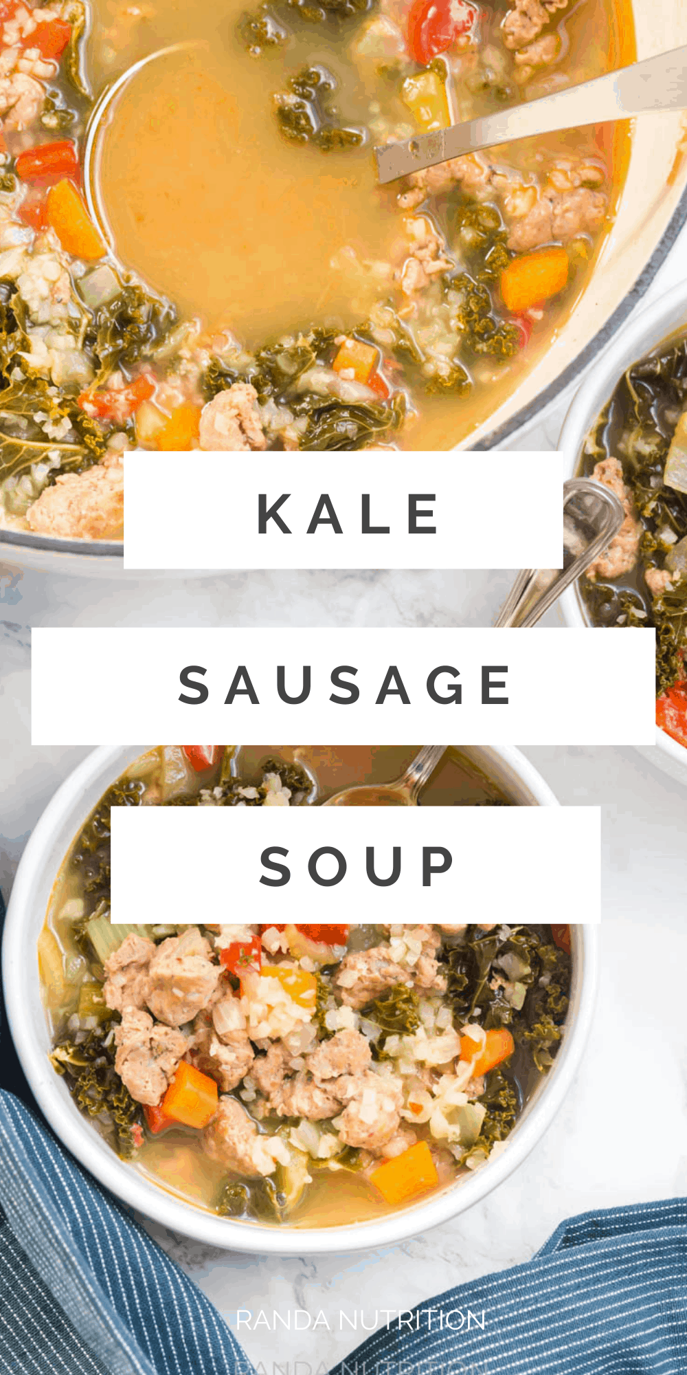 Healthy Kale and Sausage Soup (Paleo, Whole30) Randa Nutrition