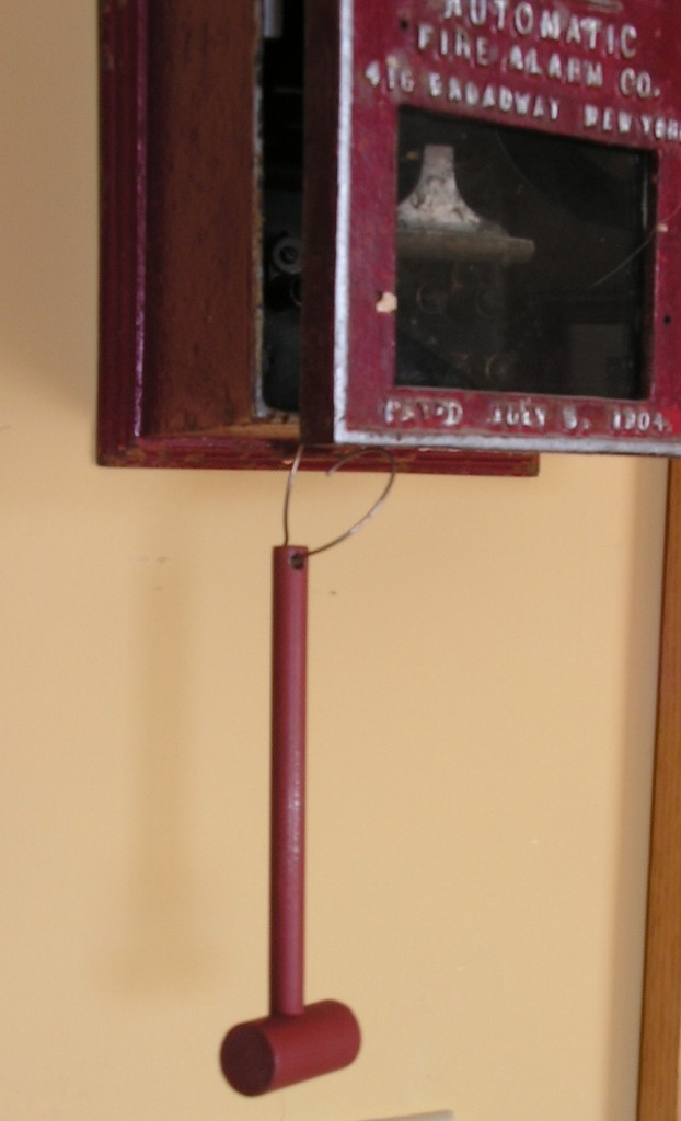 "Break glass" Fire alarm box HAMMER for ADT, Faraday, Automatic