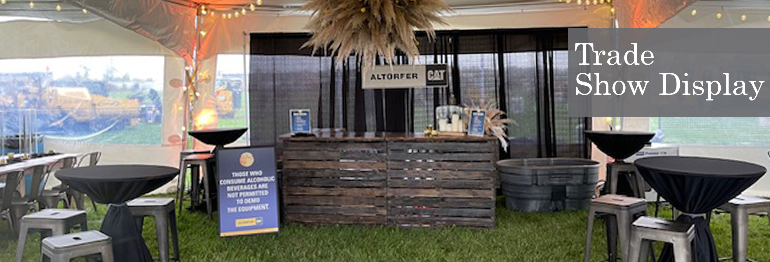 Iowa tent table chair rental for graduation party, weddings, and