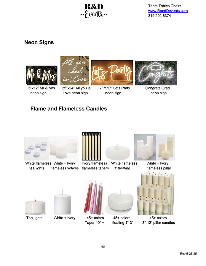 Party equipment and tent rental delivery service Cedar Rapids IA and