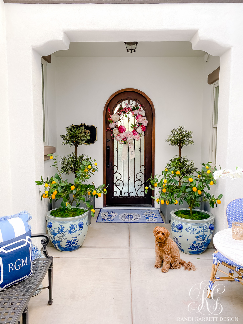 Vibrant Spring Porch + Outdoor Decor Randi Garrett Design