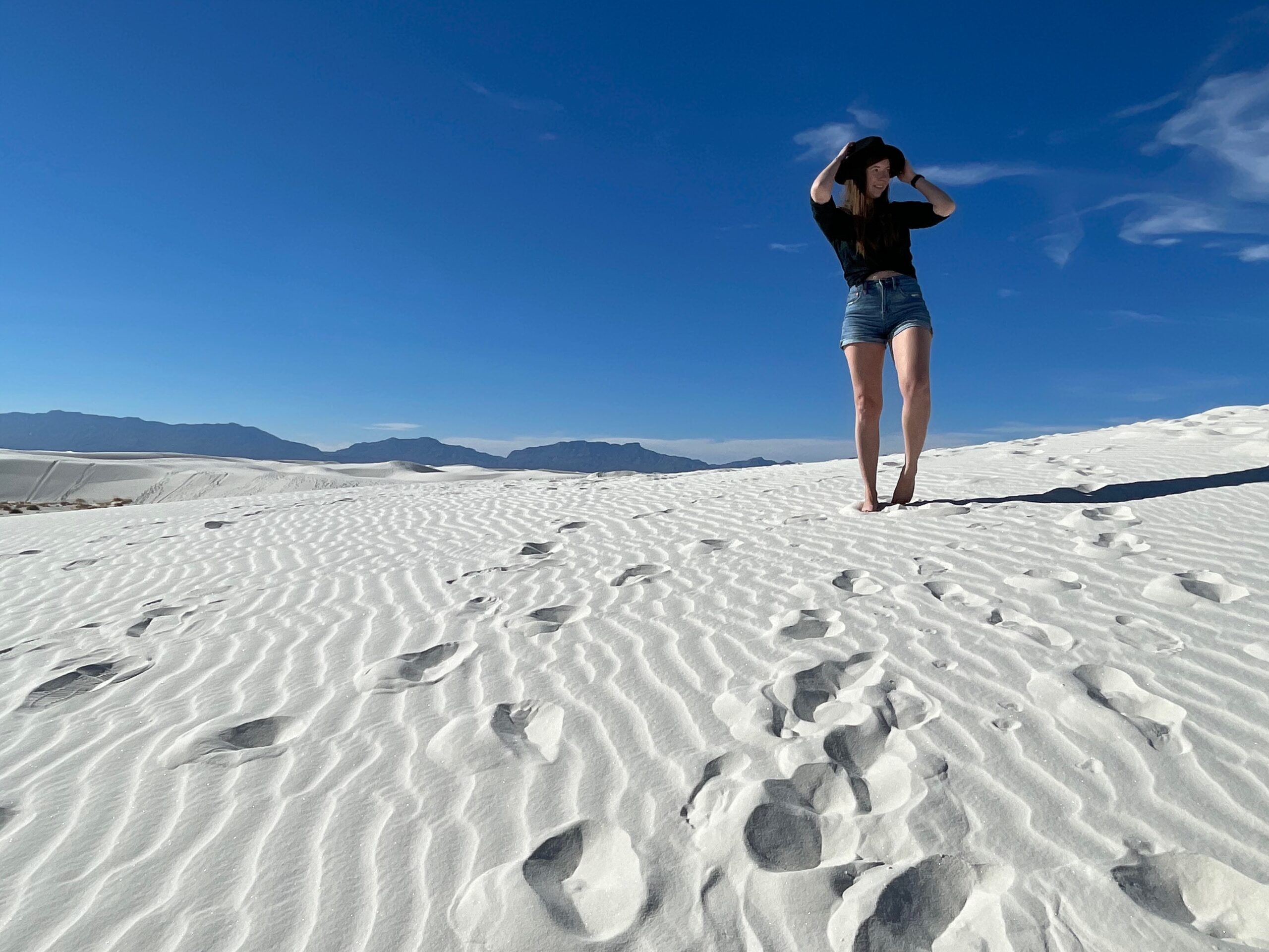 White Sands National Park, Alamogordo New Mexico · Randi with an i