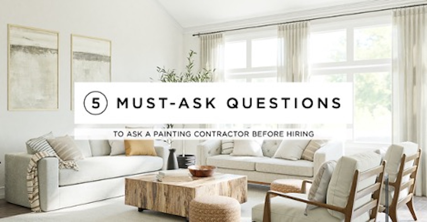 Five Questions to Ask a Painting Contractor Before Hiring R&J
