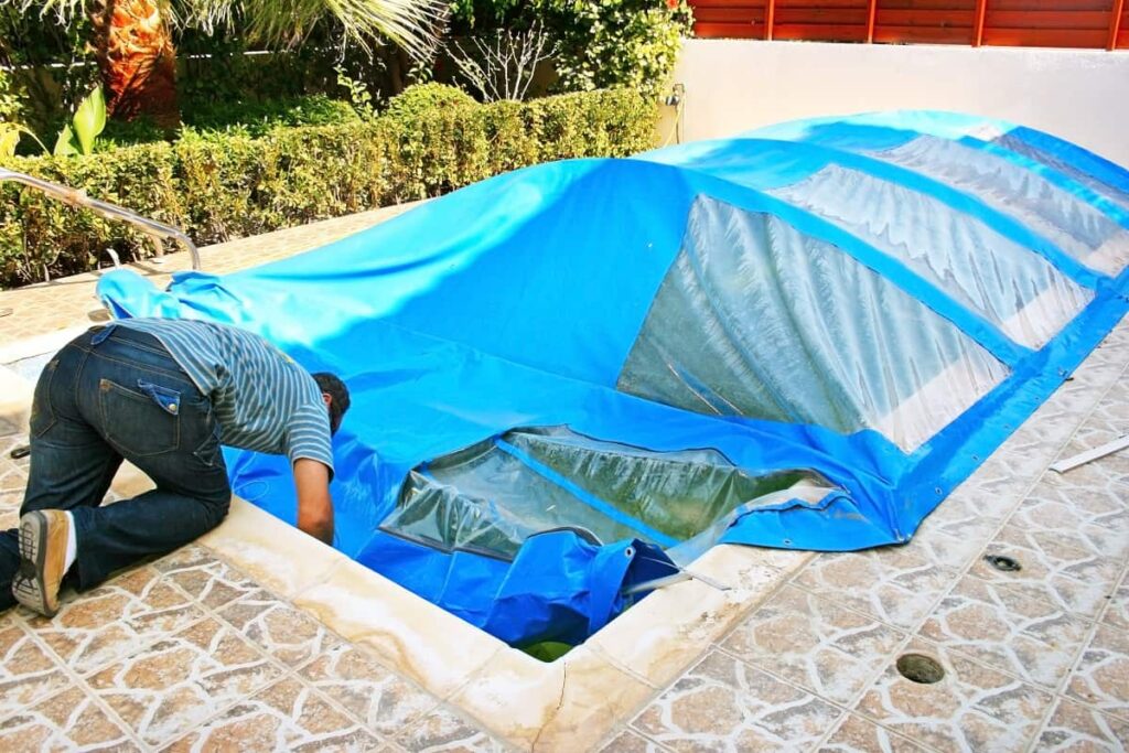 How to Keep Pool Cover From Sagging Randol's Pool
