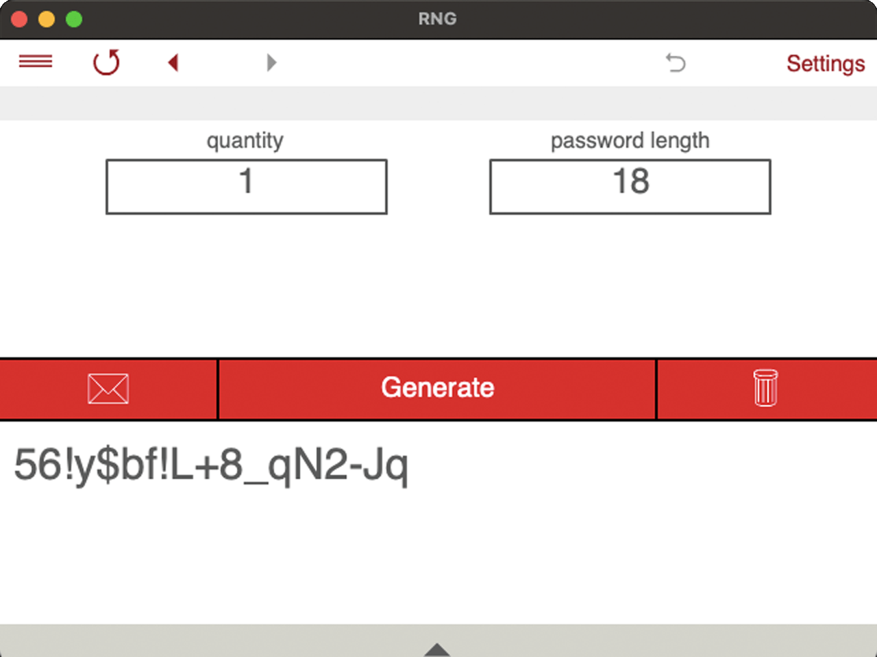 RNG = Random Number Generator generate random numbers