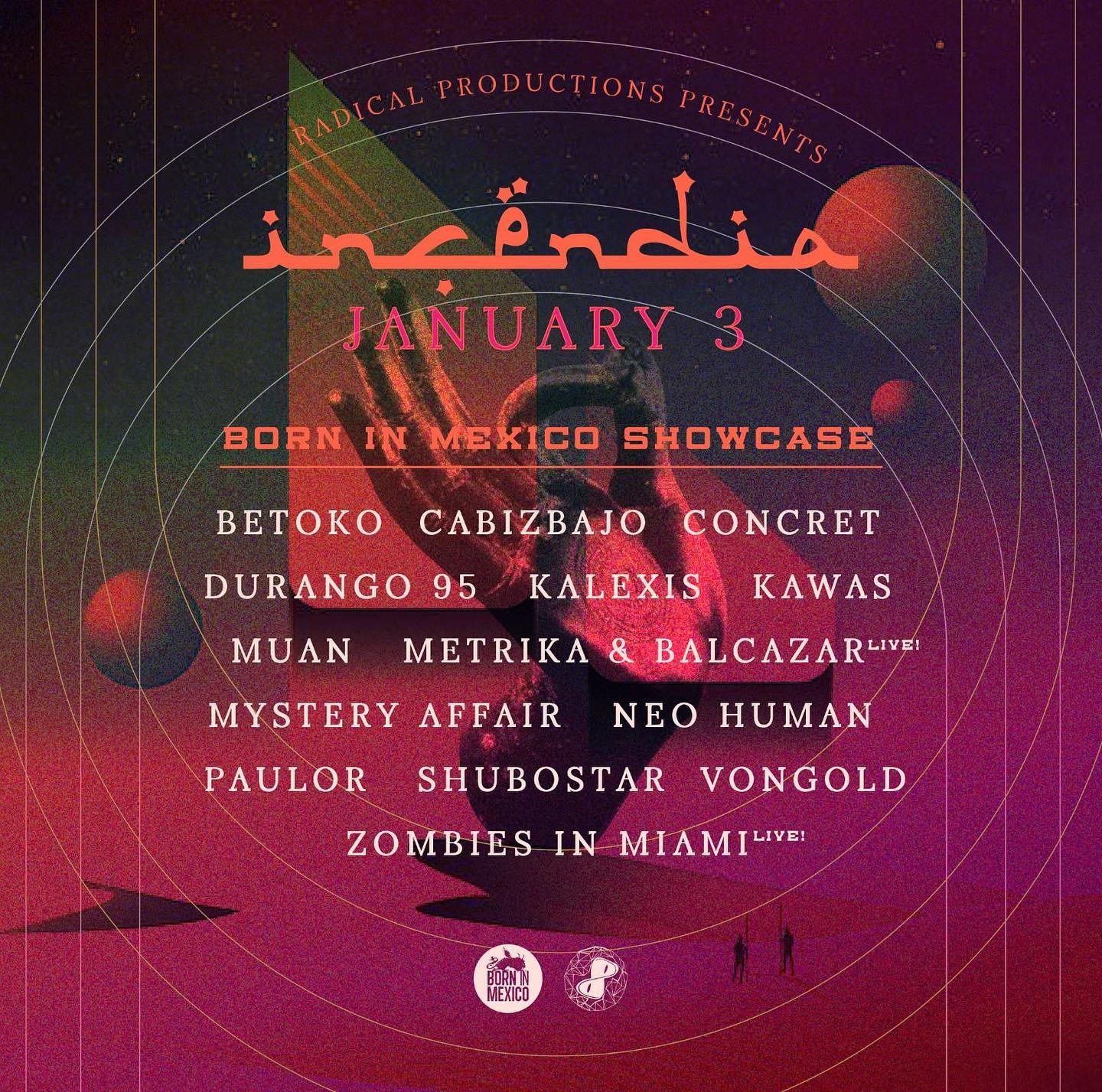Born in Mexico hará un showcase en Tulum