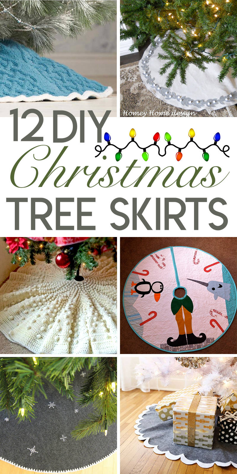 12 DIY Christmas Tree Skirt Tutorials Random Acts of Crafts