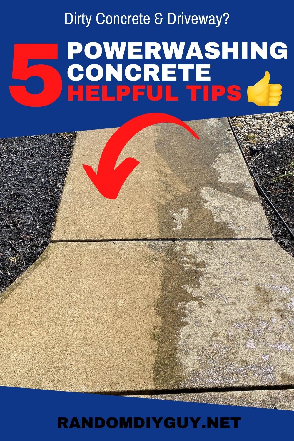 5 Important Tips You Need to Power Wash Concrete Random DIY Guy